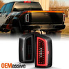 For 2007-2008 Ram 1500 2500 2009 3500 LED Tube Bar Black Smoked Tail Brake Light