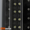 For 2007-2008 Ram 1500 2500 2009 3500 LED Tube Bar Black Smoked Tail Brake Light
