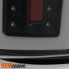 For 2007-2008 Ram 1500 2500 2009 3500 LED Tube Bar Black Smoked Tail Brake Light