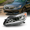 For 2016-17 Accord EX EX-L SE Sport Halogen [LED DRL] Projector Headlight Driver