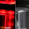 For 2018 2019 Ford F150 LED [C-Tube Light Bar] Black Tail Lamps Pair Left+Right