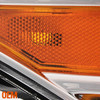 For 09-21 Frontier Extended/Crew Halogen Sty Headlights w/ Amber Passenger Right
