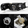 Fits 93-97 Toyota Corolla Chrome Headlights+ Amber Corner Signal Lamps 4pcs Set