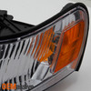 Fits 93-97 Toyota Corolla Chrome Headlights+ Amber Corner Signal Lamps 4pcs Set