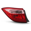 For 17-19 Corolla Base/C/CE/L/LE/LE Eco Sedan Red pink Tail Light Outer Driver