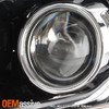 For 2016-2017 Honda Accord LX Sedan Halogen Projector Chrome Headlights Pair L+R