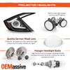 For 2016-2021 Civic Sedan Black LED Tube Tail Lamp w/ LE Sequential Amber Signal