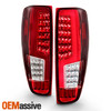 For Colorado Canyon Isuzu i-280 i-350 i-290 i-370 Full LED Tube Red Tail Lights