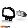 For 2018-2019 Kicks Sport Model Chrome Clear Bumper Fog Lamp Pair w/Bezel Switch