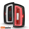 For 2007-2008 Dodge Ram 1500 2500 2009 3500 LED Tube Bar Black Tail Brake Lights