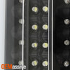 For 2007-2008 Dodge Ram 1500 2500 2009 3500 LED Tube Bar Black Tail Brake Lights