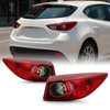For 2014-2018 Mazda 3 Sedan Model Halogen Type Outer Tail Lights Pair Left+Right