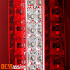 For 2007-08 Ram 1500 2500 2009 3500 LED Tube Bar Red Tail Lights +3RD Brake Lamp