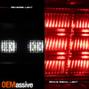 For 1999-2004 Grand Cherokee [E Tube Style] Light Bar Full LED Black Tail Lamp