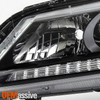 For 2013-2015 Honda Accord 4Door w/o LED DRL Halogen Black Headlight Left Driver