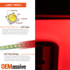 For 1999-2004 Grand Cherokee [E Tube] Light Bar Full LED Black Smoked Tail Lamp