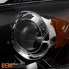 Fit [4-Door Sedan] 2004-2009 Mazda 3 Black Projector Driver  Left Side Headlight