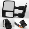 Fits 08-16 SuperDuty Manual LED Signal Extendable Telescoping Towing Mirrors