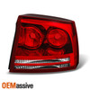 Fit 06-08 Charger Red Clear Tail Lights Passenger Right Side Replacement