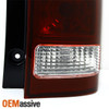Fits 2009-2015 Honda Pilot Dark Red Taillights Replacement Left + Right Pair Set