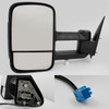 Fits 99-07 Silverado Manual LED Smoke Signal Passenger Extendable Towing Mirror