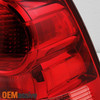 Fits 2005-2008 Toyota Tacoma Red Clear Taillights Brake Lamps Left+Right Pair