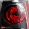 Fit 07-14 GMC Yukon XL SUV Red/Black Taillights Rear Brake Lamps Replacement