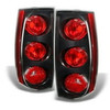 Fit 07-14 GMC Yukon XL SUV Red/Black Taillights Rear Brake Lamps Replacement