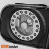 Fit 1992-95 Honda Civic Coupe Sedan Black LED Ring Style Tail Lights Replacement