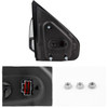 Pair Power+Heat+Turn+LED Turn Signal Black Texture Towing Mirror For 04-14 F150