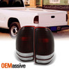 Fit 97-04 Dodge Dakota Pickup Dark Red Lens Tail Lights Brake Lamp Replacement