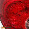 Fits 03-08 Corolla Red Clear Inner + Outer Piece Rear Tail Lights Set Pair
