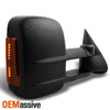 Fits 03-07 Silverado Power Heated LED Turn Signal Passenger Extendable Mirror