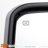 2x [Power Folding] Heat LED Turn Black Towing Mirror For 14-18 Silverado Sierra
