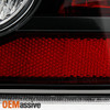 Fits 10-12 Sentra Black Taillights Brake Lamps Left + Right Replacement Pair