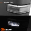 Pair Power+Heat+Turn Signal Black Texture Towing Mirror For 08-16 Ford Superduty