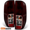 Fits 05-21 Frontier 09-12 Suzuki Equator Dark Red Tail Lights Replacement Pair