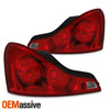 For 2008-2015 Infiniti G37 / Q60 Coupe Factory Style Tail Lights Red Housing