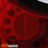 For 2008-2015 Infiniti G37 / Q60 Coupe Factory Style Tail Lights Red Housing