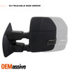 Pair Power+Heat+Turn Signal Black Texture Towing Mirror For 99-07 Ford Superduty