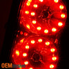 Fit 88-00 C/K C10 GMC Sierra Yukon Pickup Truck LED Smoked Tail Light Lamps