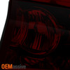 Fit 2006-2008 Dodge Charger Dark Red Rear Taillights Tail Lamp Replacement Pair