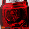 Fit 06-10 Jeep Commander Red Clear Taillights Repalcement Driver + Passenger