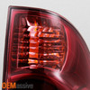 Fits 2005-2008 Toyota Tacoma Pickup Dark Red Tail Lights Brake Lamps Set