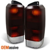 Fit 97-01 Jeep Cherokee Dark Red Tail Lights Brake Lamps Replacement L+R