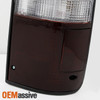 Fits 89-95 Toyota Pickup (2WD/4WD) Dark Red Tail Lights Brake Lamps Repalcement