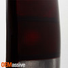 Fit 99-02 Silverado 99-03 Sierra Pickup Dark Red Taillights Lamps Replacement