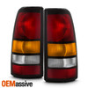 Fit 99-02 Silverado 99-03 Sierra Tail Lights Brake Lamps Replacement Left+Right