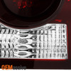 Fit 09-10 Dodge Charger Dark Red Rear Tail Lights Replacement