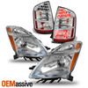 For 2006-2009 Toyota Prius OE Factory Headlight +Tail Lights Combo Pair Assembly